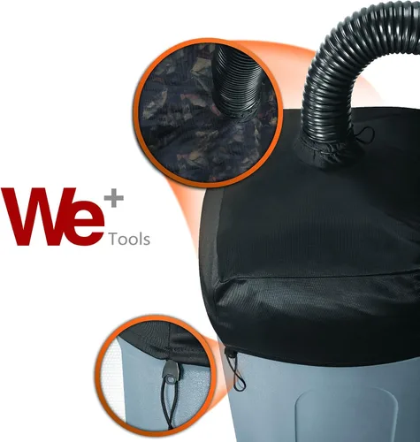 Miniatura 5 de Trivac Leaf Collection - Sistema de recolección de bolsas y hojas compatible con soplador/trituradora eléctrica Hyper Tough de 12 amperios
