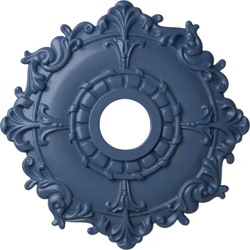 Miniatura 55 de Ekena Millwork CM18RL medallón de techo Riley de 18 in (diam. ext.) x 3 1/2 in (diam. int.) x 1 1/2 in, CM18RL Primed
