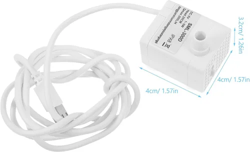 Miniatura 4 de Housoutil Mini bomba de agua sumergible Usb silenciosa fuente bomba para fuentes de agua de mascotas e hidroponía 1.57 x 1.57 x 1.25 pulgadas
