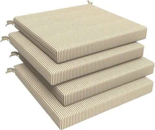Miniatura 17 de LVTXIII Cojines para Sillas de Exterior, Cojines para Muebles de Patio Resistentes a la Decoloración, Cojines Cuadrados para Sillas de Esquina