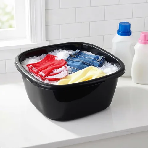 Miniatura 7 de Lavabo de 16 cuartos de galón, paquete de 3 sartenes de plástico negro