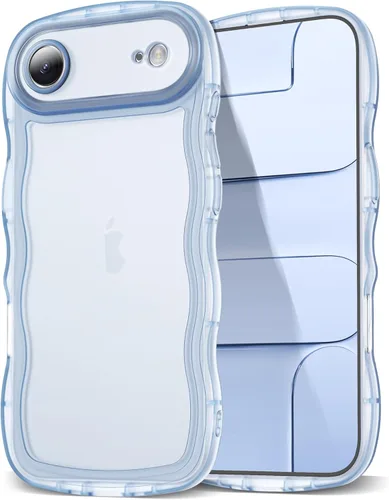 Miniatura 108 de SKYLMW Compatible con iPhone 6s Plus/6 Plus Case de 5.5", Linda Kawaii Marco Ondulado Rizado Forma de Marco Funda de Silicona Suave Resistente a
