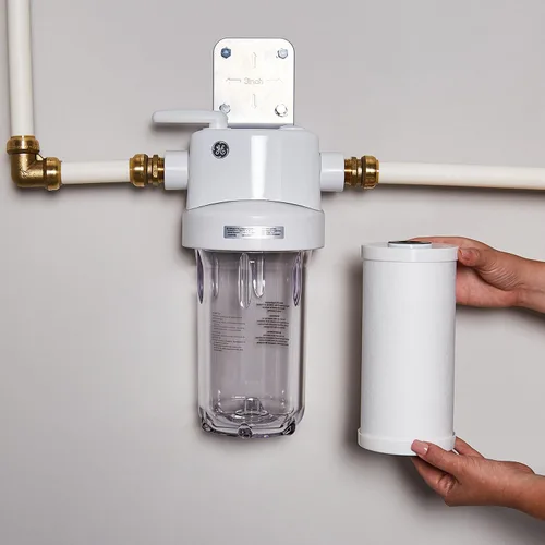 Miniatura 6 de GE FXHTC Filtro de agua para toda la casa Reemplazo para sistema de filtración de agua Certificado NSF: Reduce cloro, sedimentos, óxido y otras