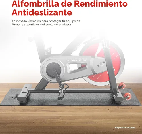 Miniatura 5 de Sunny Health & Fitness - Alfombrilla antideslizante para gimnasio en casa – Almohadilla de espuma para protección del piso de entrenamiento