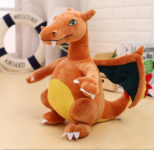 Miniatura 3 de CHAOZI0 Dragón de peluche con alas malvadas, dragón que respira fuego, juguete de peluche de dragón de fuego, almohada, accesorios para fanáticos