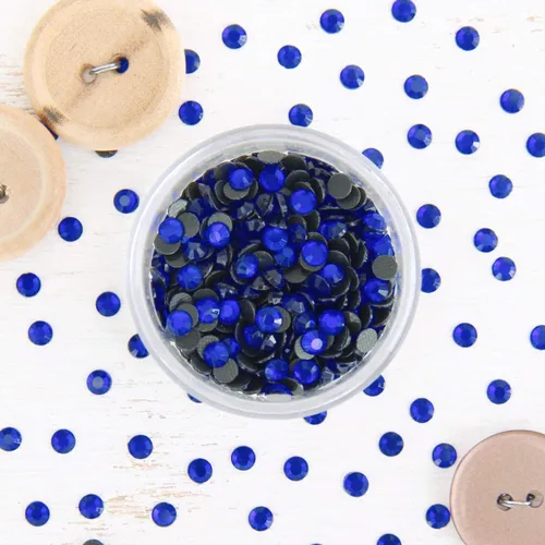 Miniatura 50 de Estrás para aplicar con calor - 6SS, 10SS, 16SS, 20SS, 30SS - 32 colores Iron-on hotfix rhinestones - add brilliant sparkle to apparel, denim