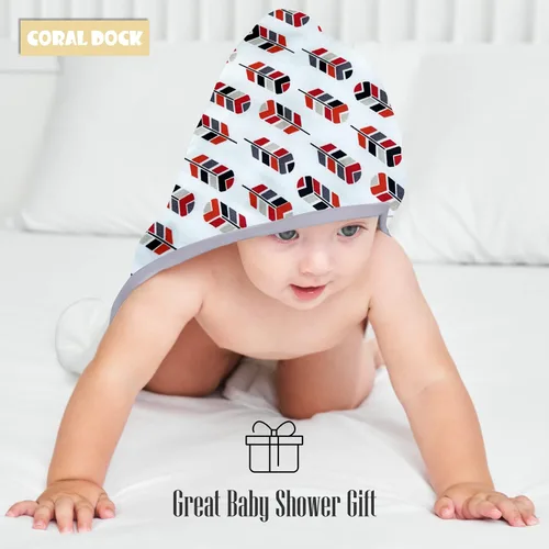 Miniatura 3 de CORAL DOCK Paquete de 3 toallas de baño con capucha para bebé, artículo esencial para bebé ultra absorbente, artículo esencial para recién nacido