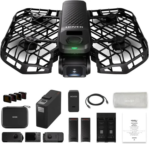 Miniatura 10 de HOVERAir X1 PRO 4K Drone con cámara, cámara voladora de acción plegable con velocidad de seguimiento de 42 KM/H, más de 10 modos de vuelo
