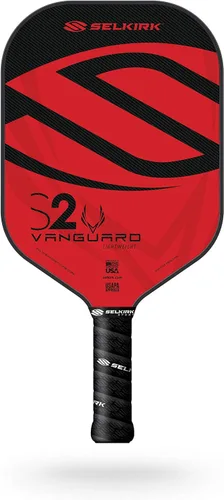 Miniatura 9 de Selkirk Sport Vanguard - Paleta híbrida de pickleball de fibra de carbono con núcleo de polipropileno X5, raquetas de pickleball 1.0 Rojo
