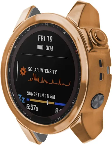 Miniatura 6 de Funda protectora de pantalla compatible con Garmin Fenix 7/Fenix 7 Solar/Fenix 7 Sapphire Solar Smartwatch Accesorios TenCloud Covers Funda
