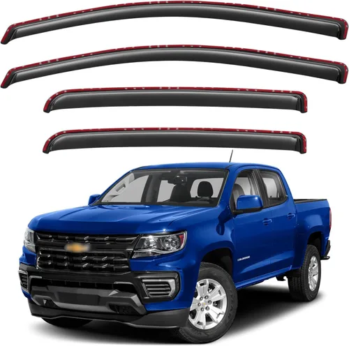 Miniatura 23 de Visores para ventanas y protectores contra la lluvia para Ford F150 de cabina estándar 1980-1996, Deflectores de viento y protectores para ventanas