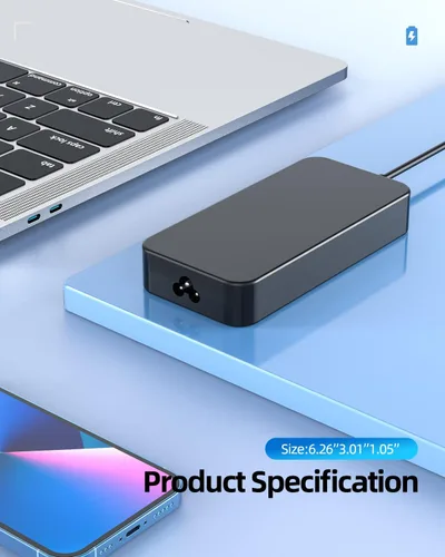 Miniatura 4 de Nicpower Cargador de CA de 135 W apto para Lenovo Thinkpad T15p T440 T540p W541 W540 X1 Extreme, apto para Legion Y530 Y520 Y740 Y730, Ideapad