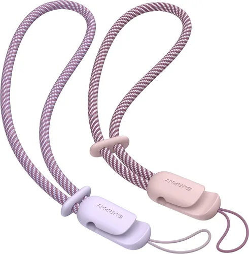 Miniatura 14 de SURPHY Paquete de 2 cordones de teléfono para funda de teléfono celular, correa de muñeca para teléfono para funda, correa de teléfono celular