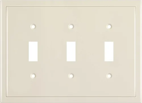 Miniatura 45 de Henne Bery Placa decorativa de pared con borde moderno, tapa de tomacorriente para cubrir enchufe, aleación de zinc maciza duradera
