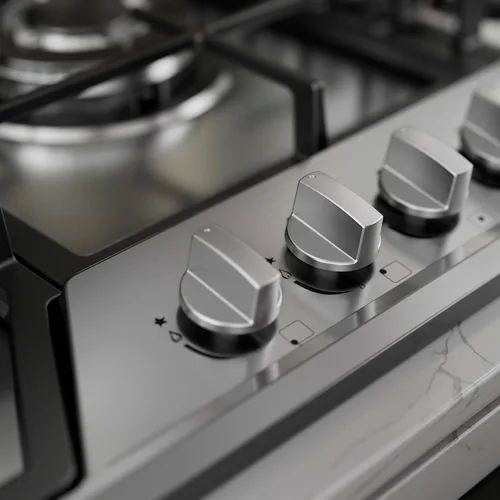 Miniatura 4 de Placa de cocina de gas de 30 pulgadas con 5 quemadores sellados, superficie de cocina empotrable de acero inoxidable, rejillas de hierro fundido