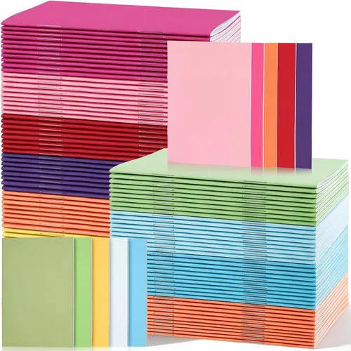 Miniatura 10 de Kosiz 100 Piezas Libros en Blanco Coloridos a Granel Libros en Blanco para que los Niños Escriban Historias Mini Cuadernos de Tapa Dura Cuadernos