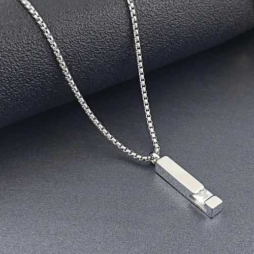 Miniatura 55 de YOUFENG collar con urna para cenizas, cubos de piedras natales, urna para cenizas humanas, collar de urna de cremación, relicario, recuerdo