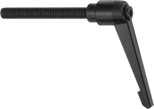 Miniatura 29 de uxcell Perillas ajustables M5 x 0.472 in, mango de rosca macho, botón de trinquete de liberación rápida, perno giratorio para maquinaria de torno