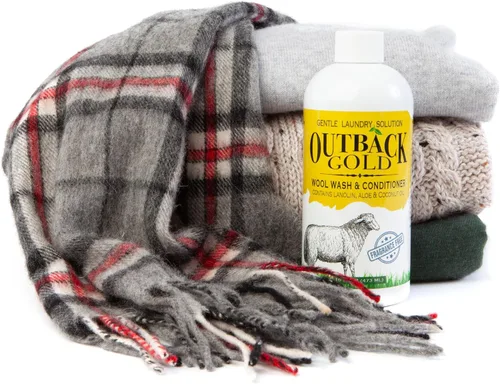 Miniatura 4 de Lavadora de lana Outback Gold, 16 oz, compatible con lavadoras de carga frontal, a base de plantas, sin perfume, sin fragancia, detergente de pH
