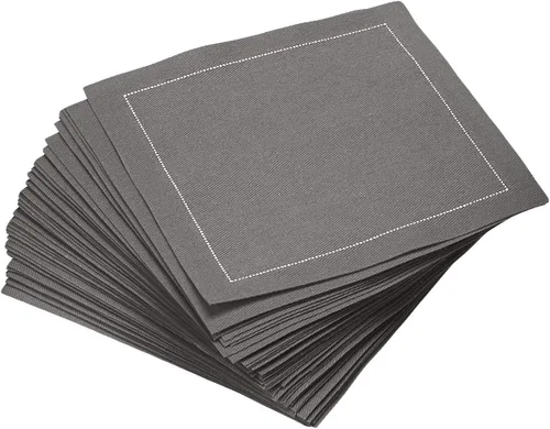 Miniatura 17 de Servilletas de cóctel de algodón blanco, 100% algodón, paquete de 50 unidades, 4.5 x 4.5 pulgadas, calidad de hotel, suaves y absorbentes, ideales