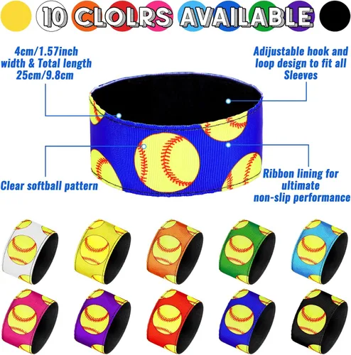 Miniatura 2 de Yinder 10 pares de soportes para manga de fútbol y sóftbol, clips de manga para camisas deportivas, accesorios