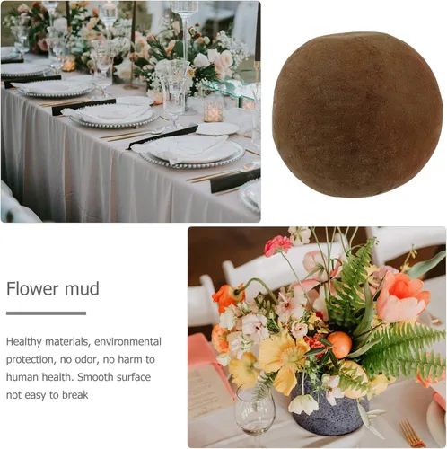 Miniatura 9 de Esferas de espuma floral de 4.7 in Esferas florales redondas DIY Kit de arreglo floral verde redondo seco húmedo espuma boda pasillo flores