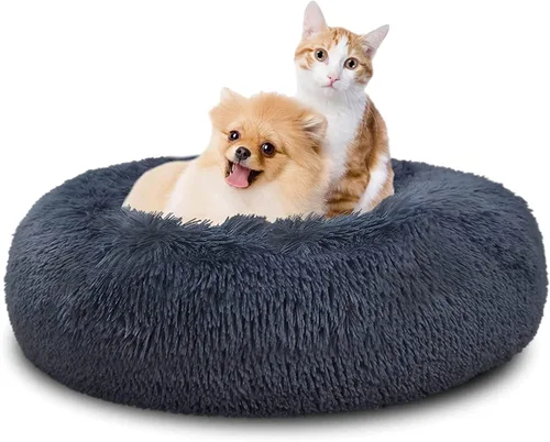 Miniatura 9 de SAVFOX Cama calmante para perros, cama antiansiedad, cama de perro de felpa para perros pequeños, tamaño mediano, grande y XL, cama suave y cómoda