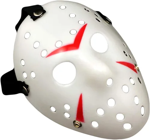 Miniatura 8 de Leprato Máscara de Halloween Retro Espesar Máscara de Hockey de Horror Máscara de Halloween Máscara de Paty Cosplay Máscara de Disfraz
