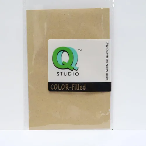Miniatura 5 de QQ Studio 100 bolsas metálicas de Mylar con parte superior abierta y sellables (6x9cm (2.3x3.5"), 100x Kraft) 100 papel estraz