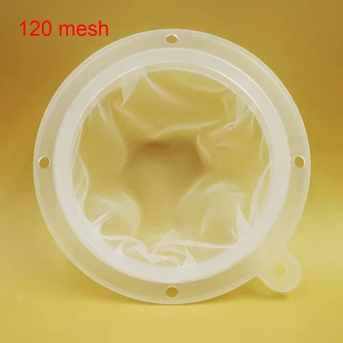 Miniatura 3 de Filtro de vino de malla Filtro de alimentos Jugo Mermelada Café Sedimento Colador para embudo de cocina de 5 pulgadas (filtro 120mesh)