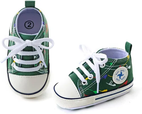 Miniatura 3 de Zapatos de lona suave unisex para bebés, niños y niñas, tenis antideslizantes ligeros para bebés recién nacidos