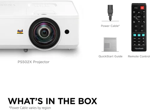 Miniatura 8 de Proyector HDMI con resolución SVGA y 3,600 lúmenes ViewSonic, PA503S, Blanco/Gris