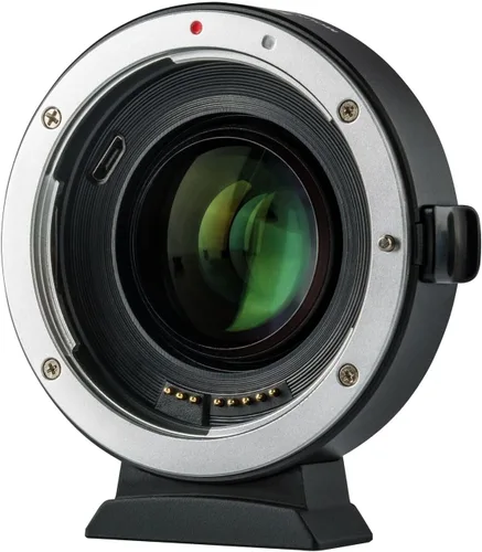Miniatura 9 de Adaptador de lentes de enfoque automático EF-M1 de metal compatible con lentes Canon EF para cámaras Iumix/oIympus/bmpcc Micro Cuatro Tercios (M4/3)