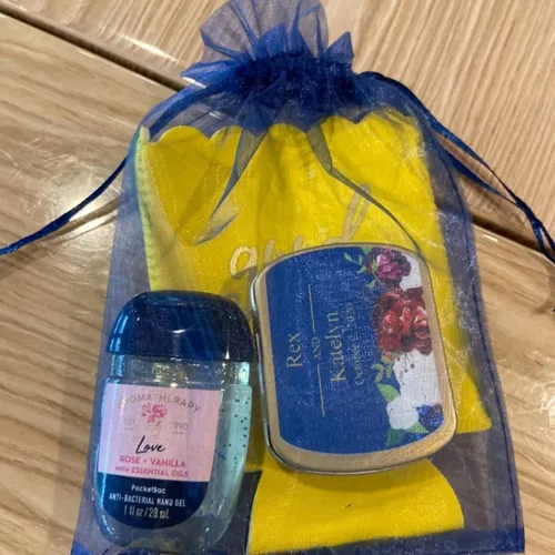 Miniatura 7 de Bolsas de Regalo de Organza 100 Piezas con Cordón 4x6 pulgadas Azul Marino para Baby Shower, Cumpleaños de Niña, Recuerdos de Fiesta, Boda