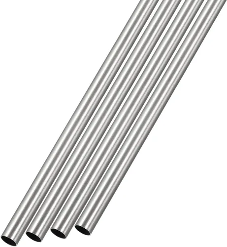 Miniatura 16 de METALLIXITY Tubo de acero inoxidable 304 (0.039 in de diámetro x 0.006 in de alto x 11.811 in de largo), 4 piezas, tubo recto, para muebles