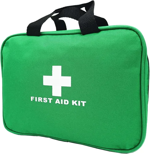 Miniatura 2 de Bolsa de primeros auxilios roja vacía de rescate de viaje para primeros auxilios, bolsa de emergencia para automóvil, hogar, oficina, cocina, Verde