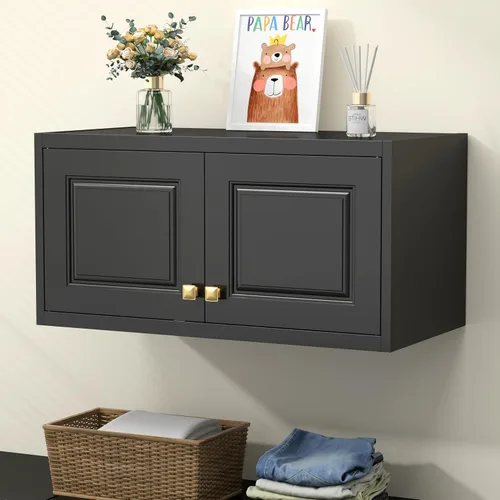 UNICOLY Gabinete de Almacenamiento de Pared de 15", Pequeño Armario Guardarropa, Pequeño Gabinete Colgante para Dormitorio Escuela, Empleado,