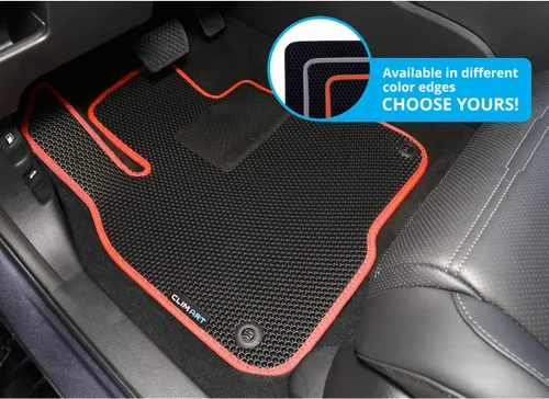 Miniatura 5 de CLIM ART Honeycomb FL051417021 - Alfombrillas de automóvil de ajuste personalizado para Honda CR-V 2017-2021, primera y 2ª fila, alfombrillas