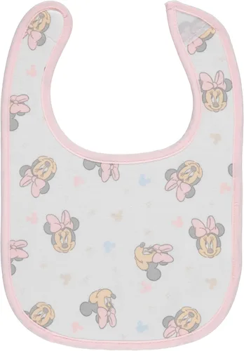 Miniatura 4 de Disney - Paquete de 10 baberos Mickey Mouse para bebé – Diez baberos suaves, absorbentes y ajustables de algodón para comidas sin manchas