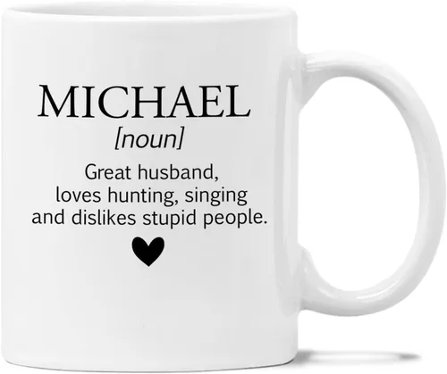 Miniatura 15 de Fifty & Fabulous - Taza de regalo para mujer/hombre, tazas personalizadas con nombre, regalos personalizados de 50 cumpleaños
