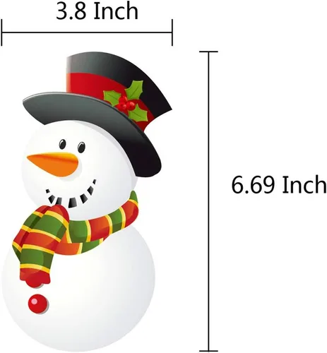 Miniatura 6 de GOER 36 unidades de decoraciones navideñas, remolinos colgantes para suministros de fiesta navideña