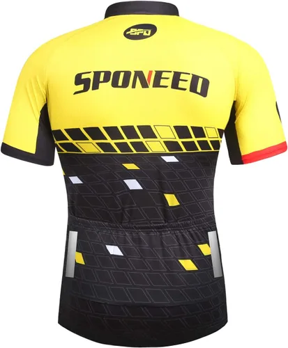 Miniatura 3 de Camiseta de ciclismo de manga corta para hombre, camisetas de ciclismo de carretera que absorben la humedad