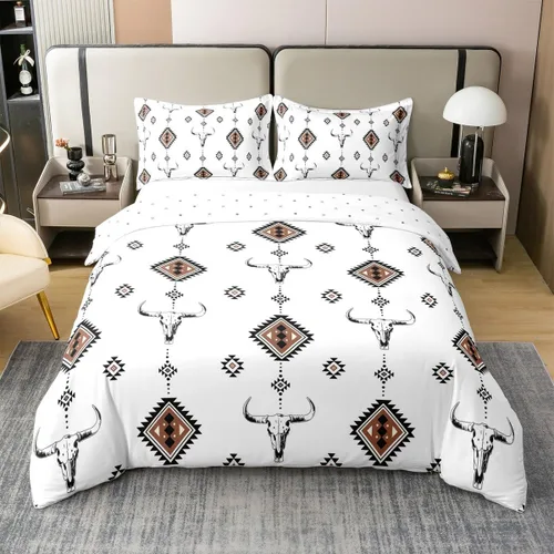 Miniatura 37 de 100% Algodón Natural Acuarela Juego de Ropa de Cama con Diseño Marino para Niños y Niñas, Juego de Cama con Estrella de Mar y Caracol Azul, Juego