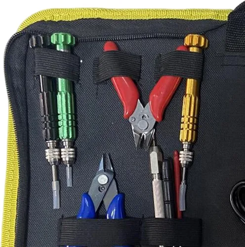 Miniatura 3 de Kit de herramientas de abrazadera de cuerda de bádminton, máquinas herramientas, alicates de ojales, barra de escariado, raqueta de bádminton
