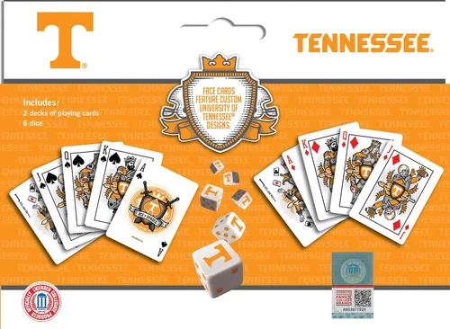 Miniatura 3 de MasterPieces Game Day - NCAA Texas A&M Aggies - Paquete de 2 cartas de juego y dados - Juego con licencia oficial para adultos y familia
