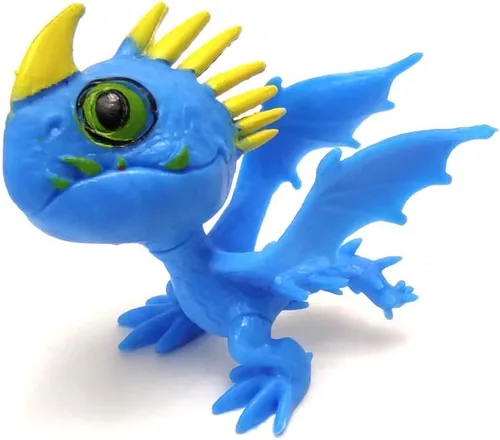 Miniatura 2 de Toysvill Dragones (juego de 8 piezas) - mini figuras de acción: Toothless (Night Fury), Deadly Nadder, Gronckle, Hideous Zippleback, Hotburple