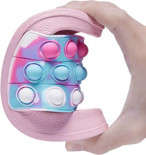 Miniatura 3 de Engtoy Sandalias para niños y niñas, unisex, ligeras, antideslizantes, puntera abierta, cómodas, para ducha, playa, divertidas sandalias