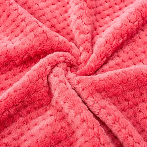 Miniatura 2 de Manta o manta mullida para bebé niña o niño, suave cálido y acogedor polar coral para bebé, bebé o recién nacido, manta de recepción para cuna