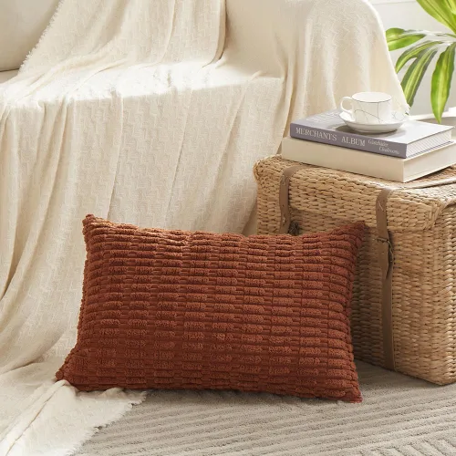 Miniatura 269 de Fancy Homi - Paquete de 2 fundas de almohada decorativas de color taupe de 22 x 22 pulgadas para sala de estar, sofá, cama, estilo rústico, bohemio