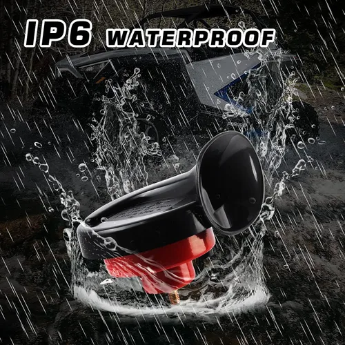 Miniatura 7 de Kit de bocina fuerte para UTV, kit de bocina RZR con interruptor basculante de 12V para Polaris RZR Ranger, PRO XP, Can Am, hasta 2021